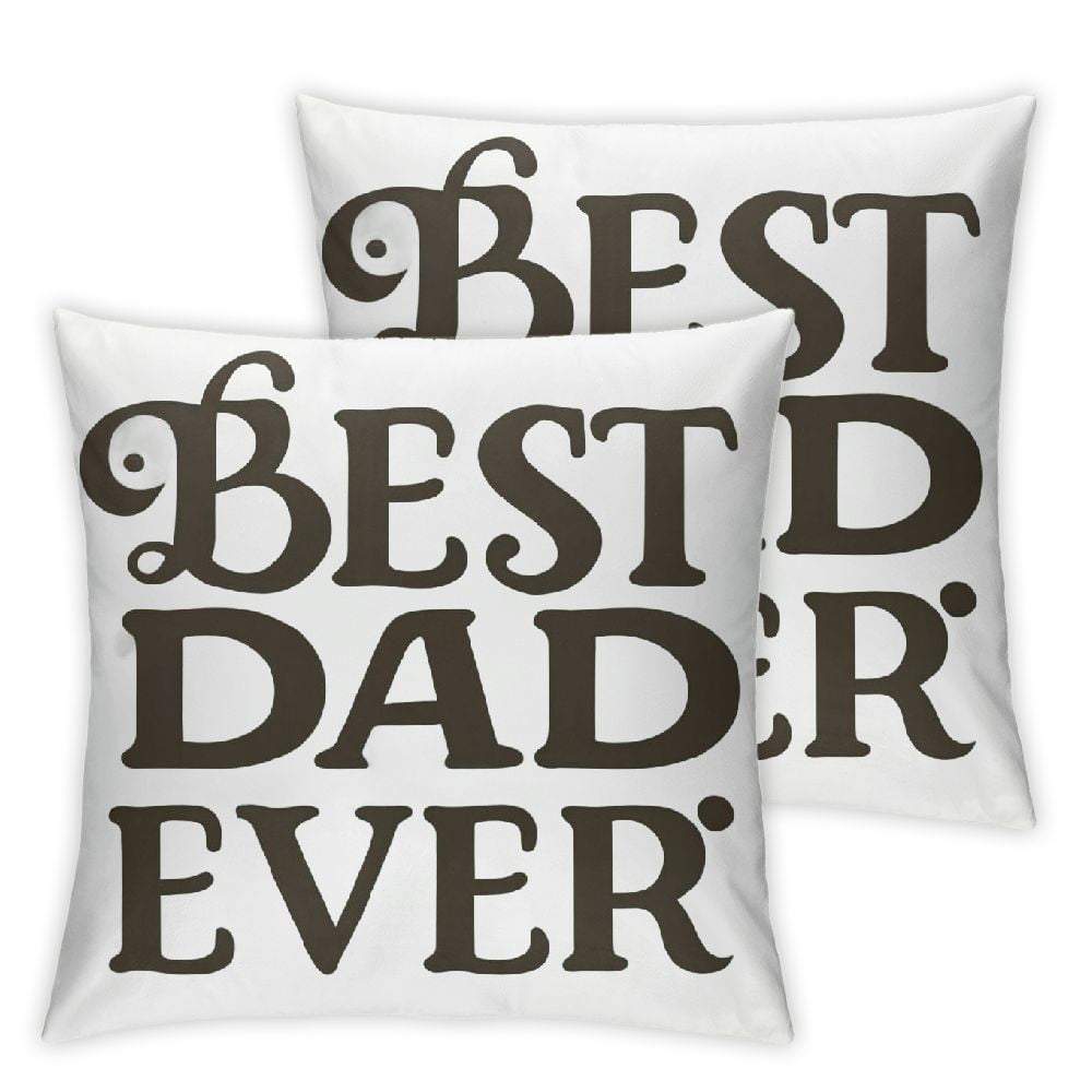 Ulloord Happy Father's Day Lumbar Pillow Cases Best Dad Ever Mustache ...
