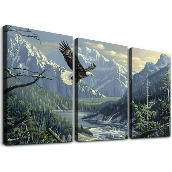 Ulloord Nest Wall Art Spreads Its Wings and Flies High Picture Nature Wall Art Wall Art Paintings Canvas Wall Decor Home Decor Living Room Decor Aesthetic