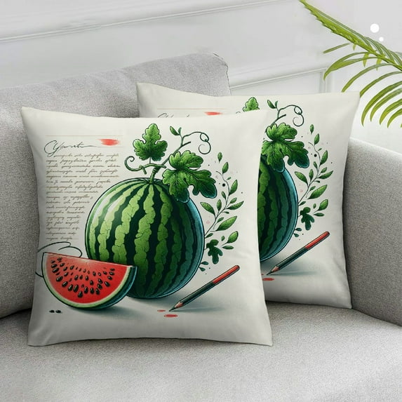 Ulloord Summer Throw Pillow Covers Summer Pillow Case White Black Stripes Cushion Case for Home Indoor Outdoor Sofa Couch Office Decoration