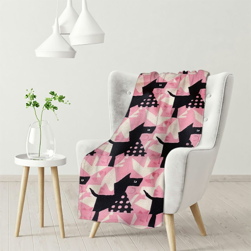 Ulloord Throw Blanket, Hairy and Fluffy Adult and on Pink Background ...