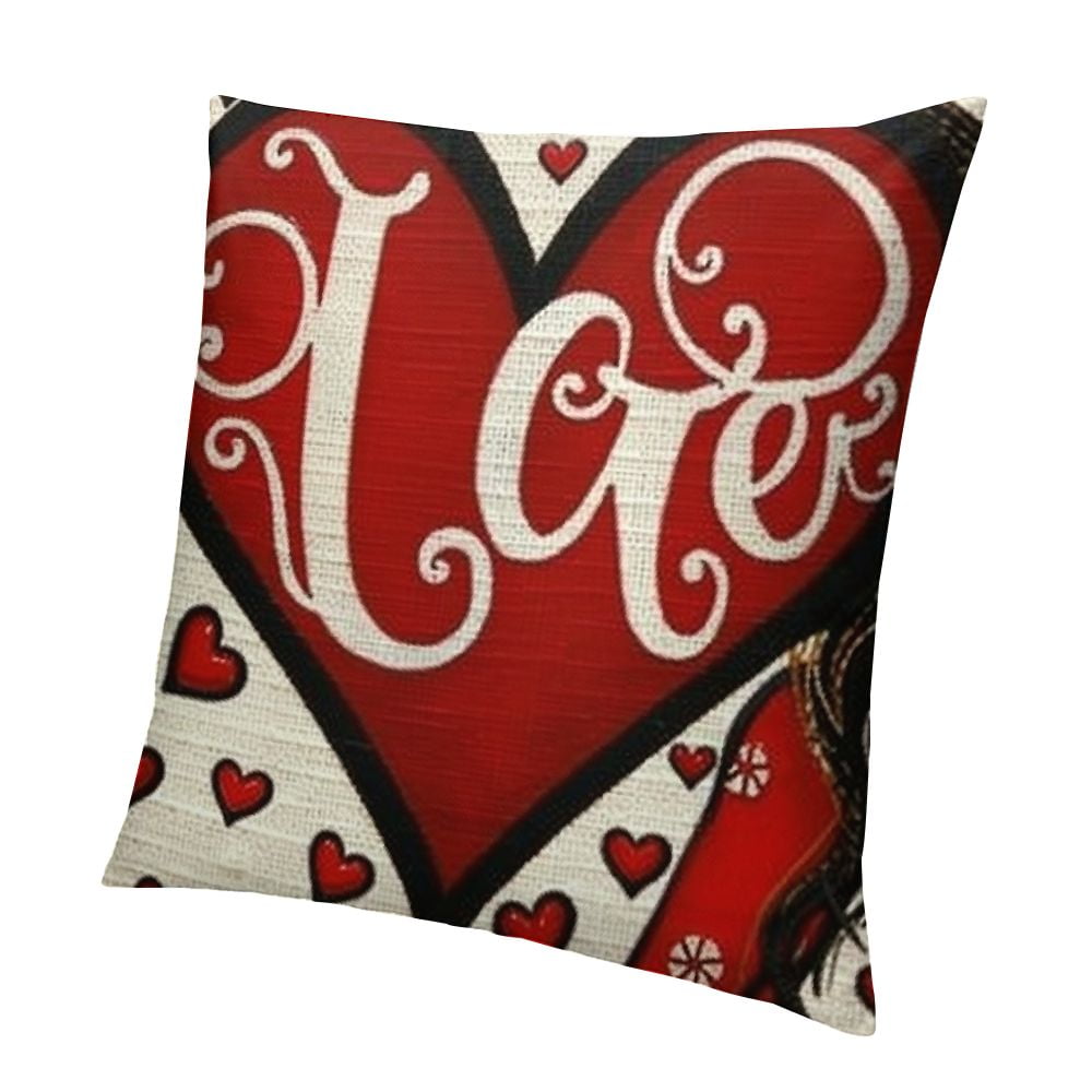 valentines day throw pillow covers