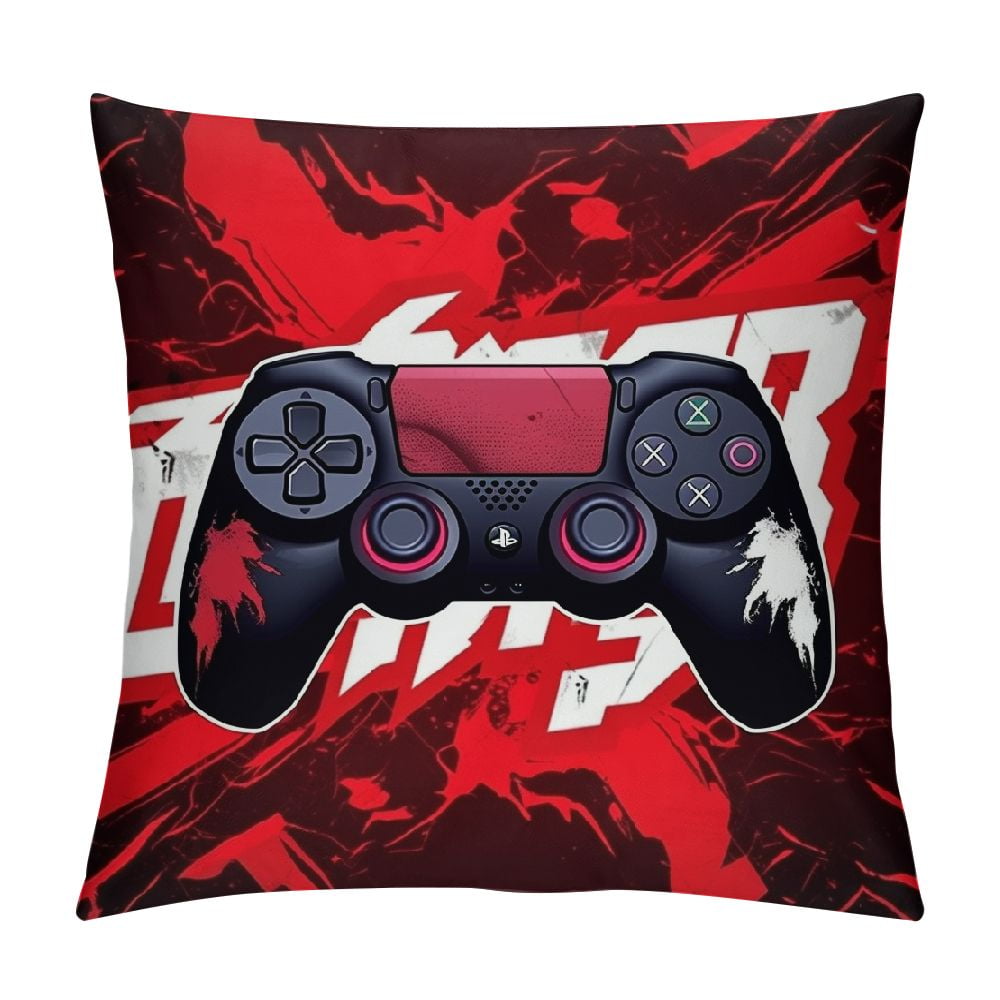 Ulloord Video Game Pillow Covers Modern Cool Game Controller Print ...