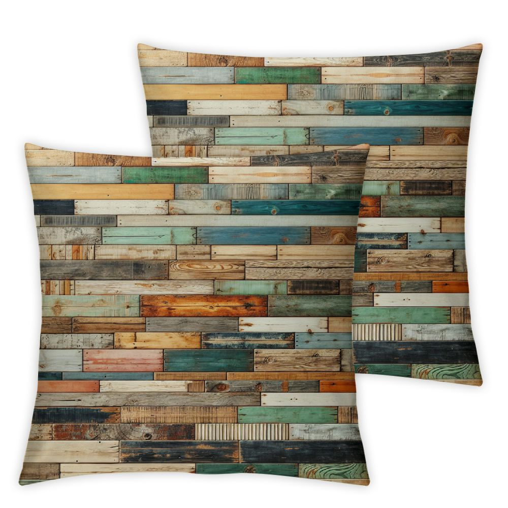 Ulloord Village Farmhouse Style Throw Pillow Cover,Retro Cushion Cover