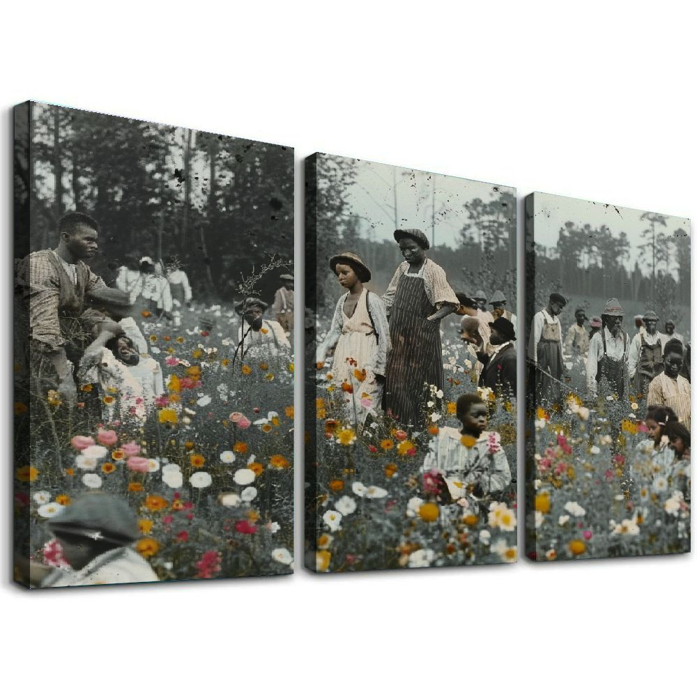 Ulloord White Sharecroppers and Black Laborers in The Wall Art Photos ...