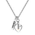 thumbnail image 1 of Uloveido Amulet of Faith Mustard Seed Christian Pendant Necklace, Stainless Steel, Leaf Shape Openable Bottle Case Y756-3, 1 of 7