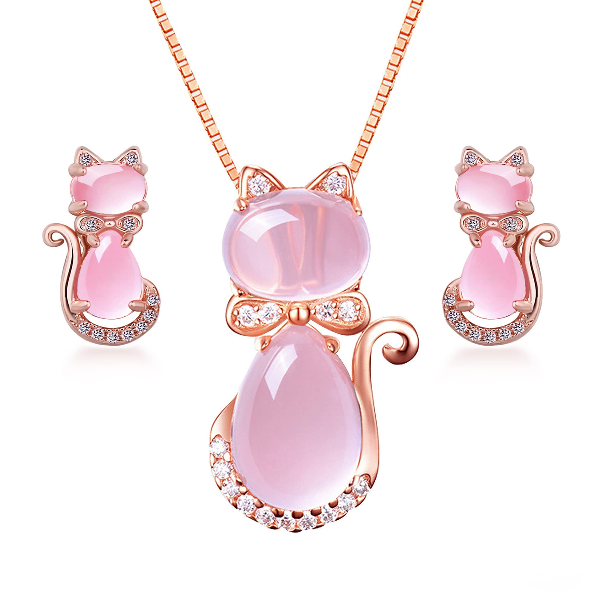 Rose gold shop girls necklace
