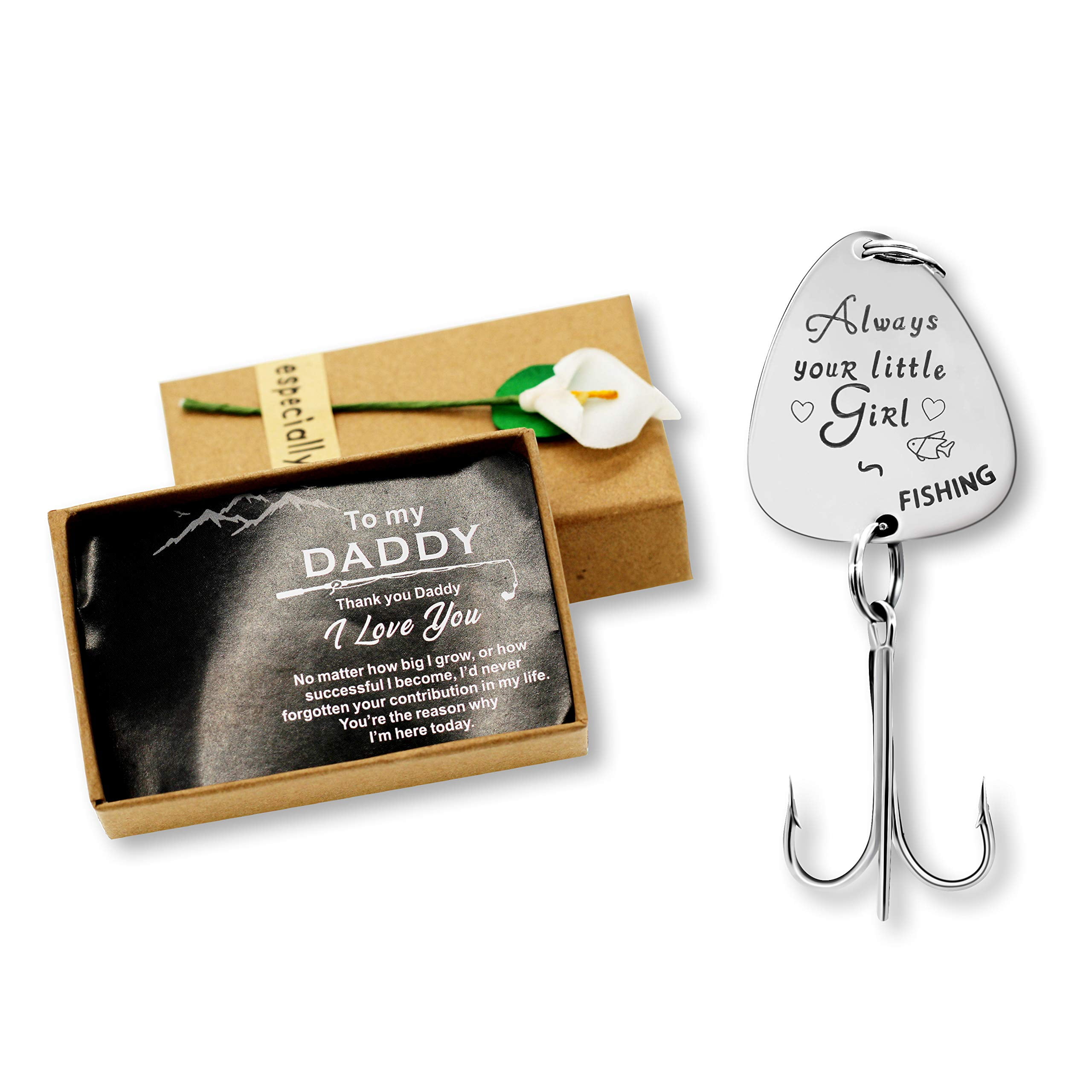 Hooked on Daddy I'm Hooked on You Fishing Lure for Him 1st Father