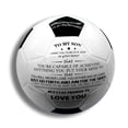 thumbnail image 1 of Uloveido To My Son Size 5 Match Training Soccer Ball for Son Football Inspirational Birthday Christmas Gifts from Dad Mom Y594, 1 of 4