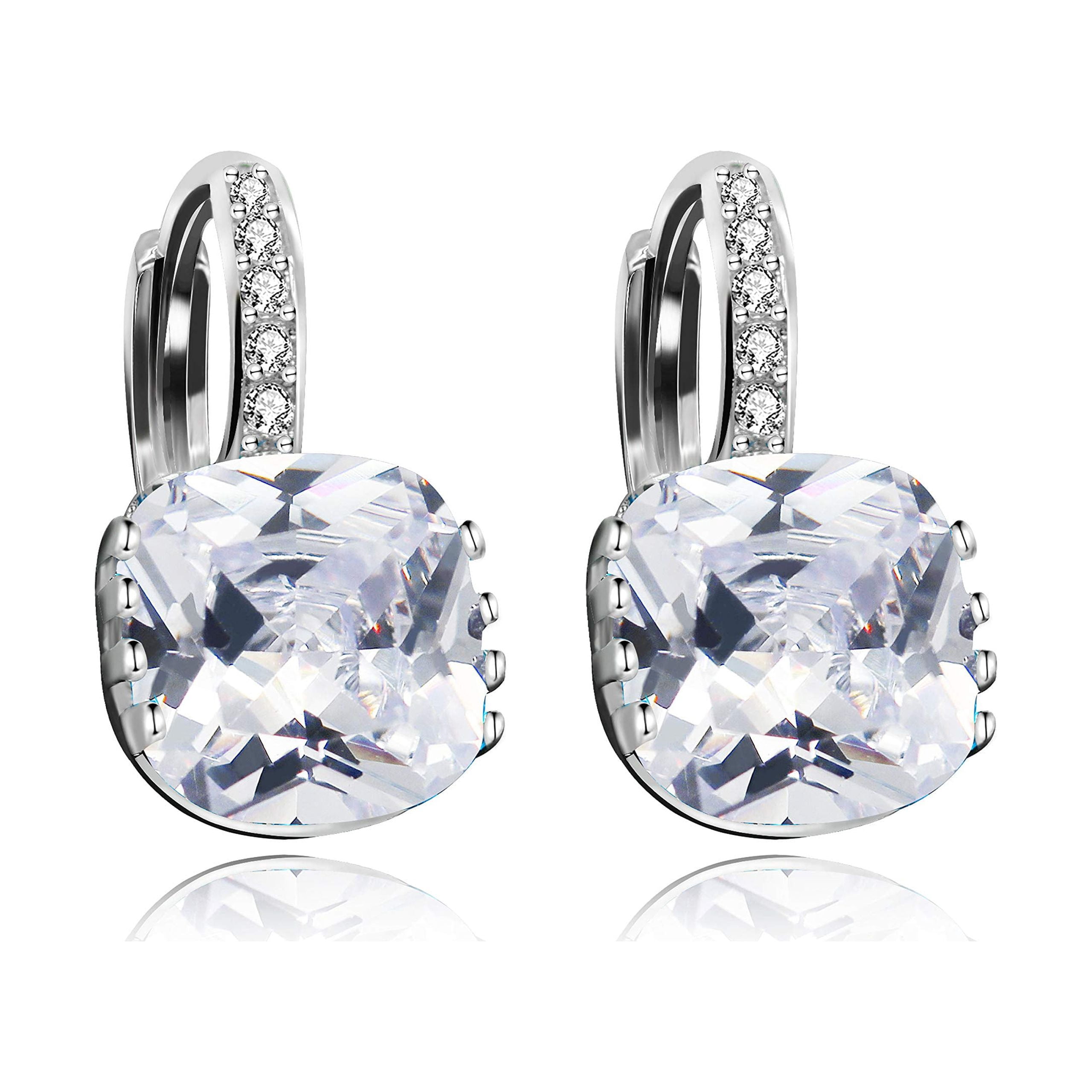 Uloveido Y444 Alliance double en oxyde de zirconiu noir pour fee Plaqué or blanc, étal Uloveido Y444 Alliance double en oxyde de zirconiu noir pour fee Plaqué or blanc, étal