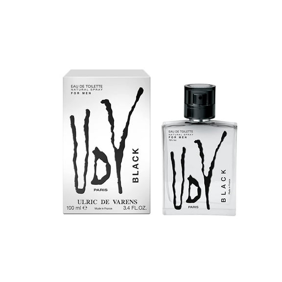 Ulric De Varens UDV BLACK 3.4 Fl Oz Eau De Toilette For Men