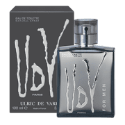 Ulric De Varens NIGHT Eau de Toilette Spray for Men -100ml/3.4 Fl Oz Warm Amber Woody Mens Cologne with Pineapple, Cinnamon & Tonka Bean   French Made, Vegan & Cruelty-Free