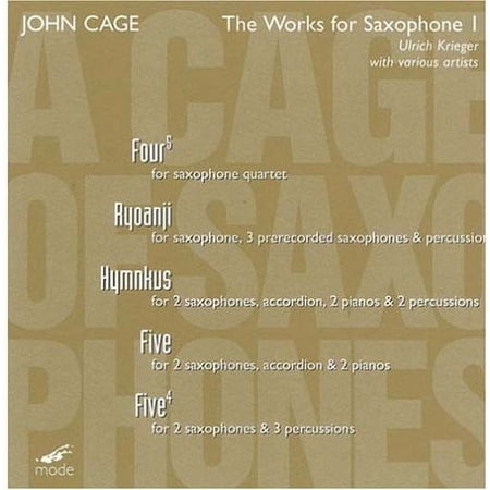 Ulrich Krieger - Works for Saxophone I - Music & Performance - CD