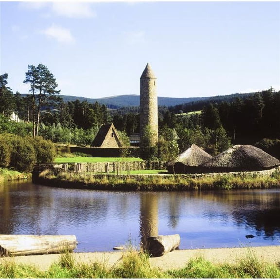 Ulster History Park  Omagh  County Tyrone  Ireland; Crannog And Early Monastery Poster Print