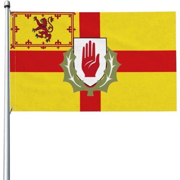 Ulster Scots Flag Flag 3X5 Ft - UV Fade Resistant - Garden Yard Flag Outdoor Flag with Grommets