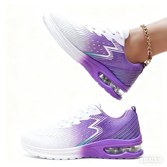 Ulsto Women's Air Cushion Running Shoes | Ultra Comfort & Slip-Resistant | Breathable Mesh & Gradient Color Design