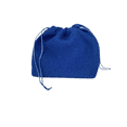 thumbnail image 1 of Ulta Beauty Blue Glitter Drawstring Makeup Bag, 1 of 1
