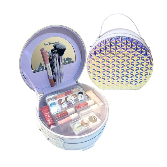 Ulta Beauty Box Disney Edition, 28 Piece Makeup Set - Face Palette, Eye Shadow Palette, Eyeliner, Primer, Brow Powder & Wax, Liquid Blush, Lip Gloss & Brushes, Travel-Friendly Gift Set