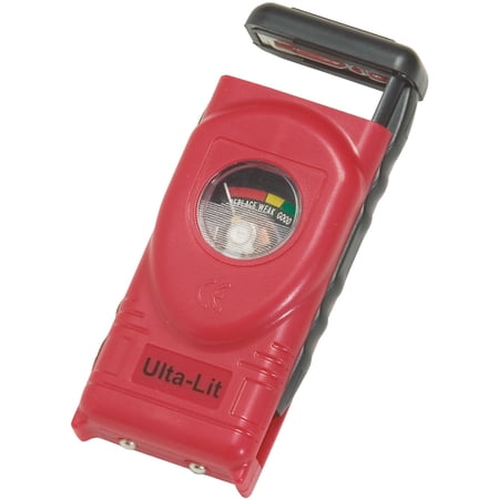 Ulta-Lit Battery Tester, Use with C, D, AAA, AA, 9V, N and Button Cell Batteries