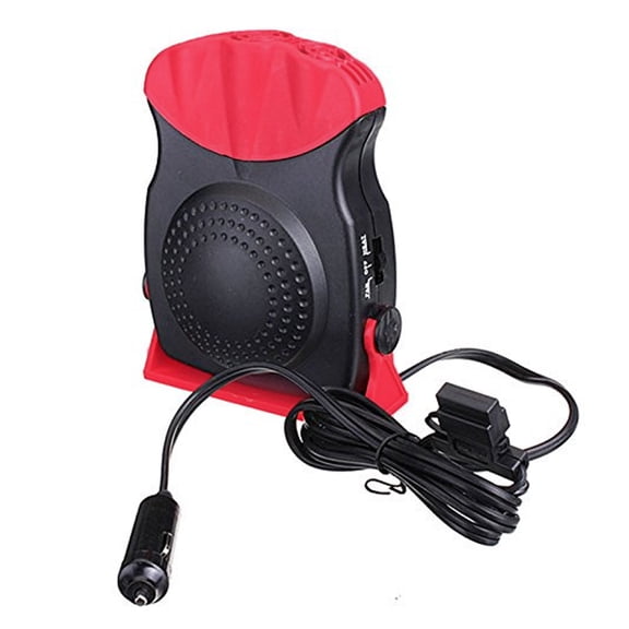 UltaPlay - 150W Plug Portable Car Windscreen Defrosting Ceramic Heater Cooling Fan - 2 In 1 Black