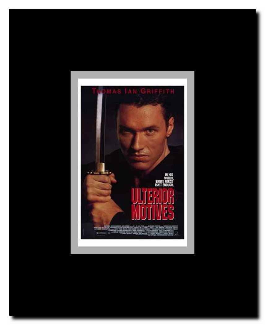 Ulterior Motives Framed Movie Poster