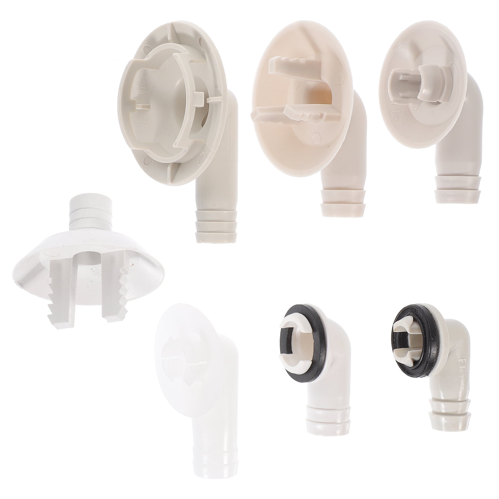 Kisangel 1 Set AC Drain Hose Connector Straight and Elbow Joint for Air ...