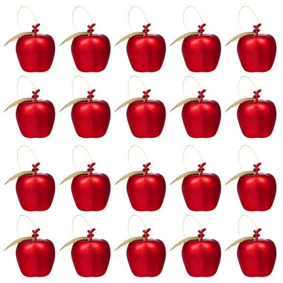 Ulthilift 24pcs Christmas Pendants Hanging Decorations for Tree Simulated Fruit Ornaments Holiday Decor