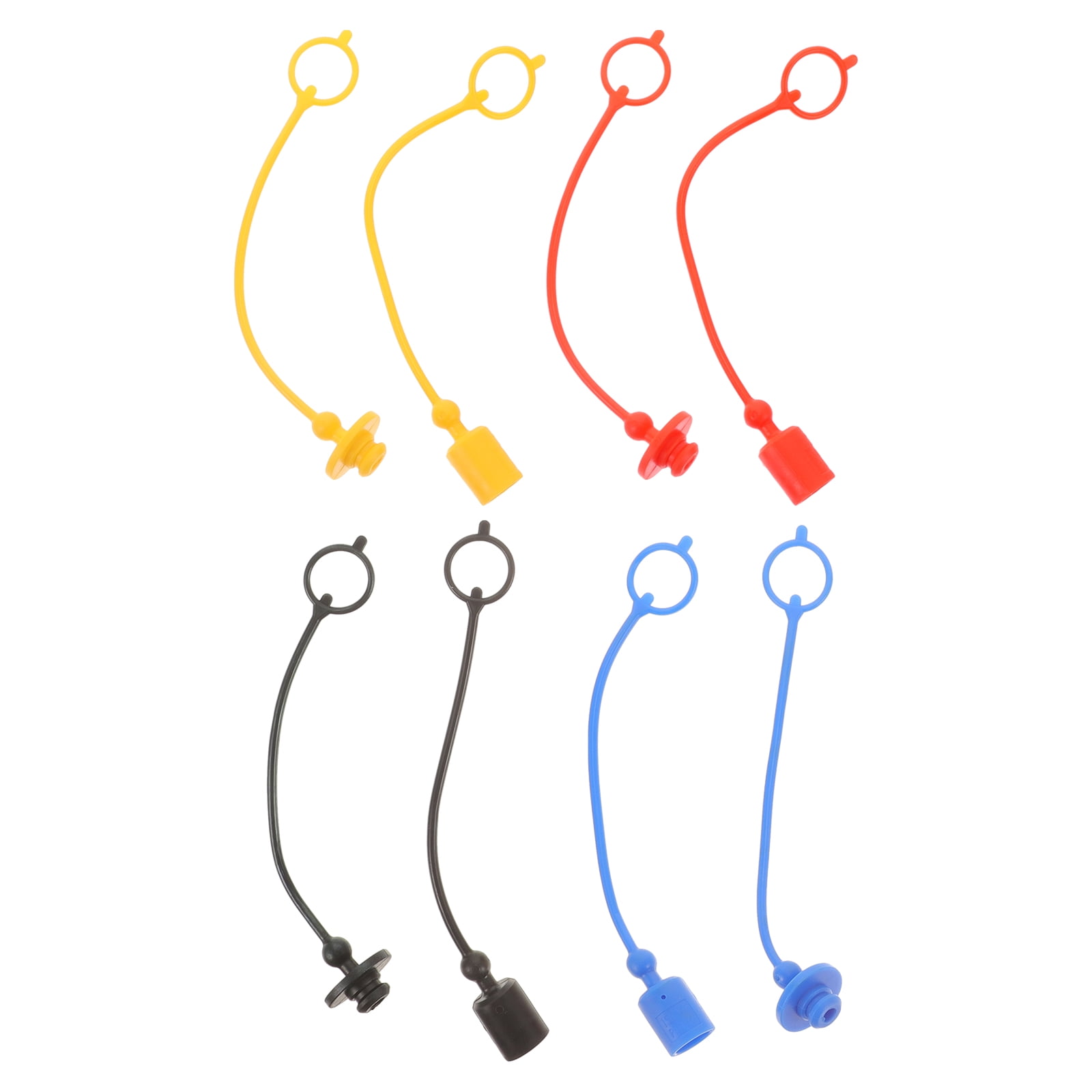 Spatiy 2 Sets Of Hydraulic Coupler Dust Caps Male Female Hydraulic