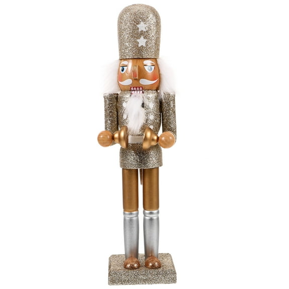 Ulthilift Christmas Nutcracker Decoration Wood Nutcracker Ornament Soldier Figure Nutcracker Decor