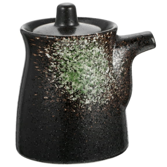 Ulthilift Japanese Soy Sauce Pot Vinegar Pot Ceramic Seasoning Pot Pepper Pot Seasoning Pot