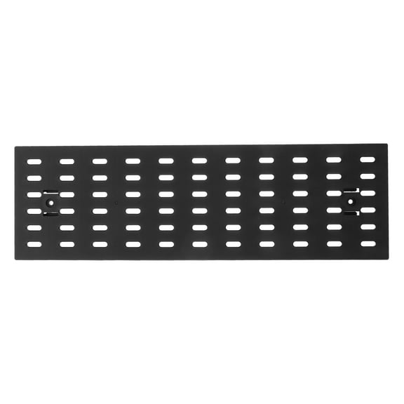 KONTONTY Peg Board Organizer Wall Mount Organizer Black Plastic 1Set