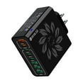 thumbnail image 1 of Ulti Charger 8 Ports with Quick Charger Boltz Pro Lightning Fast Charger Fast Charging Block for Smart Phones, Tablets, Devices with Multiple Ports | Wall Charge for Travel & Home(Black), 1 of 5