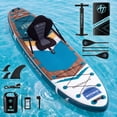 thumbnail image 1 of Ultifit Inflatable Paddle Board Extra Wide 400 Lbs Capacity Anti-Slip Design with SUP Accessories and Seat 10'6" x 33", 1 of 9