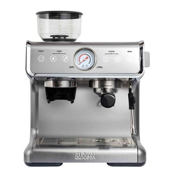 Ultima Cosa New Presto Bollente Semi-Automatic Espresso Machine - Silver - 2 Litre Water Tank