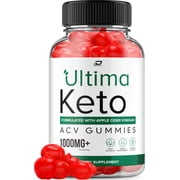 Ultima Keto ACV Gummies Supplement   Ultima ACV Gummy Apple Cider Vinegar 1000MG, 1 Pack, 60 Gummies