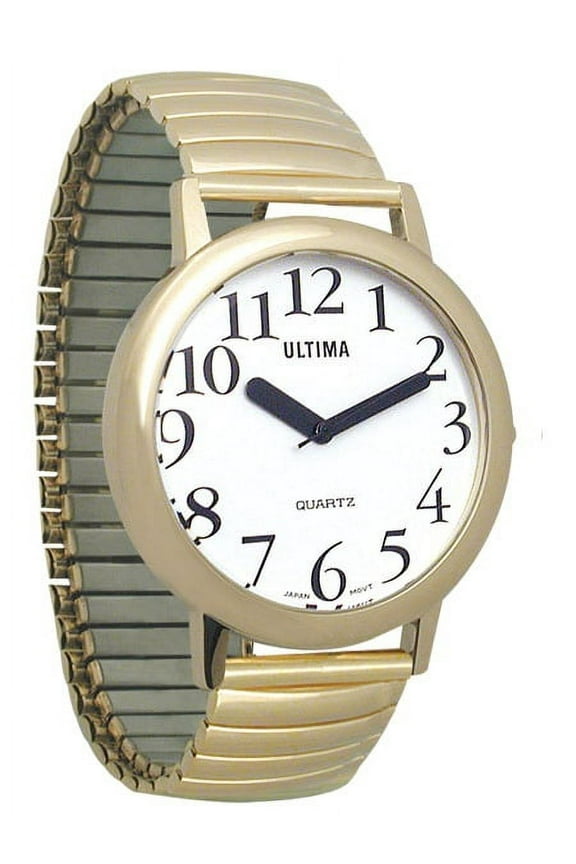 Ultima Low Vision Watch- White Dial- Unisex