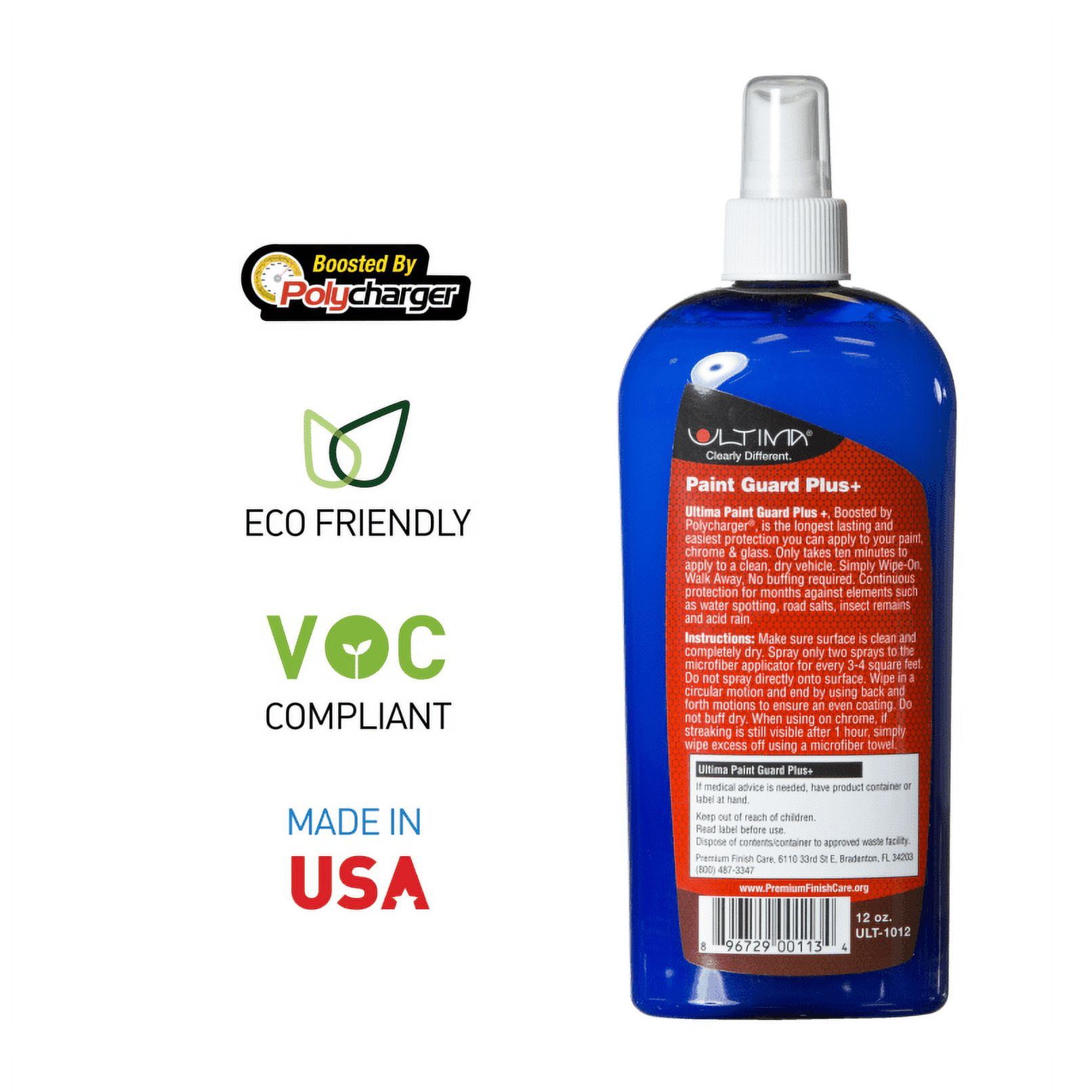 Ultima Paint Guard Plus Protectant, Sealant Kit 12 oz. Bottle and