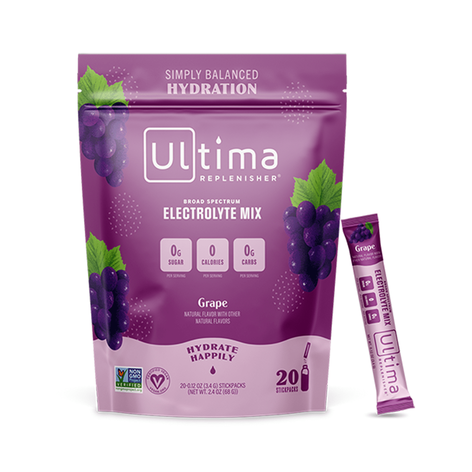 Ultima Replenisher Hydration Electrolyte Packets Keto & Sugar Free