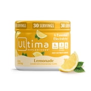 Ultima Replenisher, Electrolyte Drink Mix Powder, Sugar Free Daily Hydration Powder, Lemonade, 30 Servings