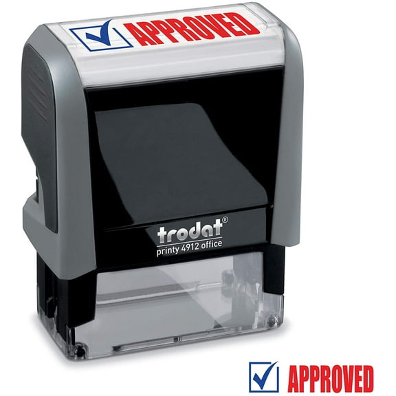 Ultimark Pre Inked Stock Message Stamp - FILE COPY - Red Ink by Trodat