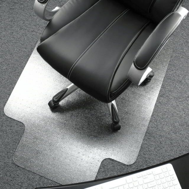 Ultimat® Polycarbonate Lipped Chair Mat for Carpets up to 1/2" - 48 x 53"