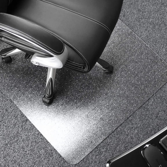 Ultimat Strong Polycarbonate Rectangular Chair Mat for Deep Pile Carpets - 35" x 47"