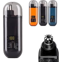 Ultimate 2-in-1 Nose Hair Trimmer,for Effortless,Rechargeable Portable, with Digital Display, for Men Women for Noses, Ear and Eyebrow