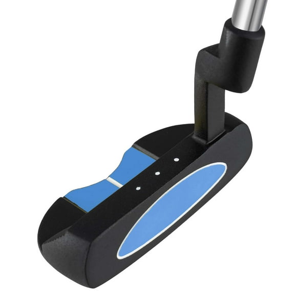 Costway Ultimate 30 Inch Junior Mallet Putter for Kids with Stainless Steel Shaft and Headcover Blue