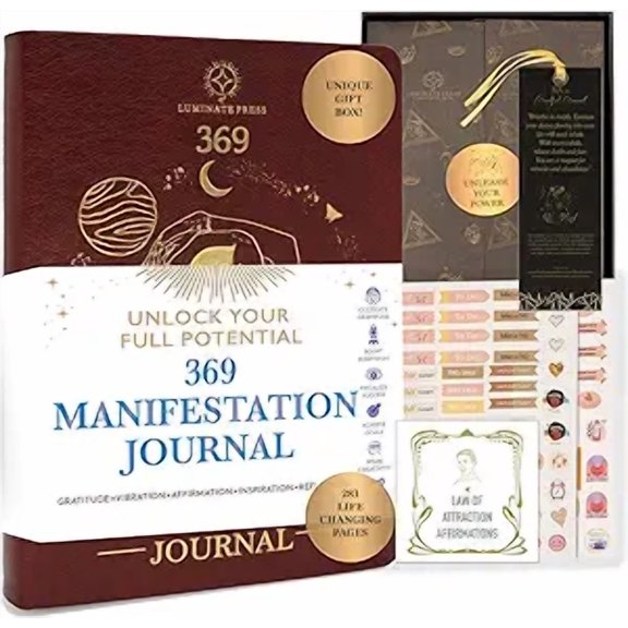 The Ultimate 369 Manifestation Journal - Transformative Law of Attraction Book to Unlock Your Limitless Potential - Presented in Luxurious Gift-Ready Packaging