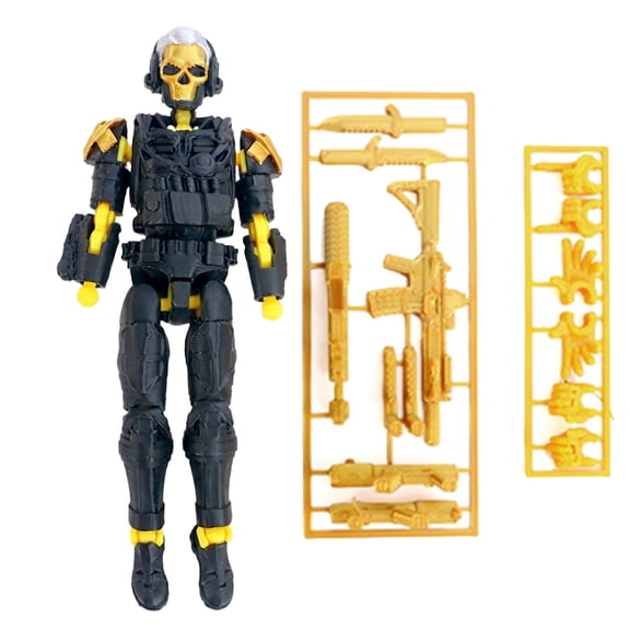 Ultimate 3D Printed Warrior Action Figures Multi-Joint Movable Robot Soldier Models for Collectibles, Desk Displays, and DIY Customization