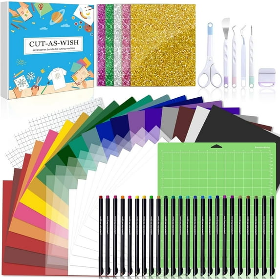 The Ultimate Accessories Bundle for Makers and All Explore Air-80pcs Perfect Tools and Accessories Kit as Gifts,Instantly Create Amazing Crafting Projects