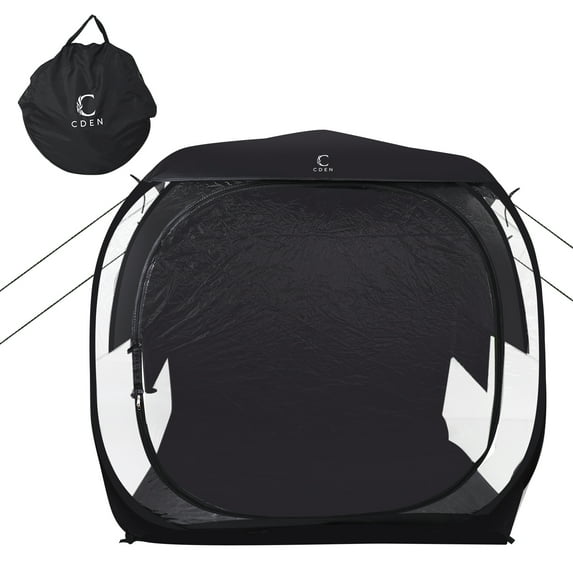 Ultimate All-Weather Sports Pod Shelter with Top Support Stand – Portable Clear Bubble Tent with Panoramic Views and Sealed Floor for Sports Events, Camping, and Outdoor Adventures (Medium)