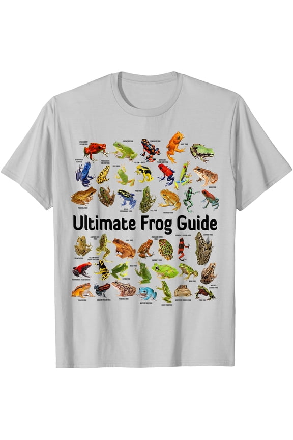 Ultimate Amphibian Guide Cottagecore Aesthetic Frog Mushroom Unisex T-Shirt for Men Women Kids