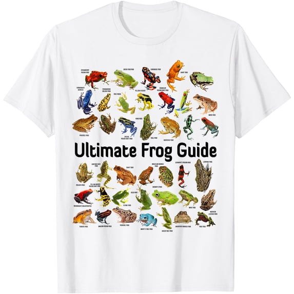 Ultimate Amphibian Guide Cottagecore Aesthetic Frog Mushroom Unisex T-Shirt for Men Women Kids