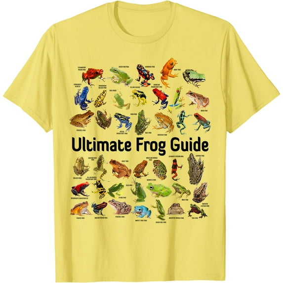 Ultimate Amphibian Guide Cottagecore Aesthetic Frog Mushroom Unisex T-Shirt for Men Women Kids
